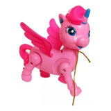 Unicornio De Brinquedo C/ Som Luz Musical Anda Ponei Cavalo