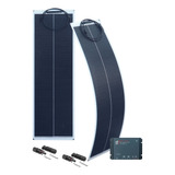 Kit Painel Solar Flexível 150wc/controlador Mppt Barco,carro