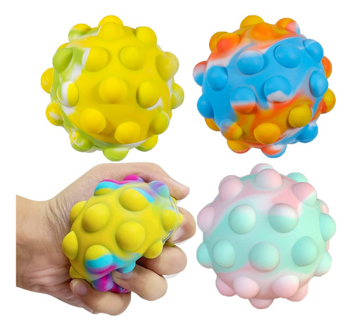 Set 4 Piezas Fidget Cube Juguete Sensorial Anti Estrés