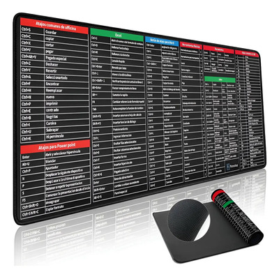 Alfombrilla Raton Mouse Pad Atajos Excel Oficina En Español | Meses sin interés