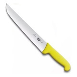 Cuchillo Carnicero Hoja Recta Fibrox 23 Cm Victorinox Color: