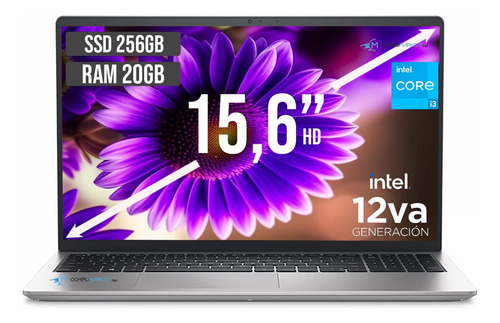 Portátil Computador Dell Intel Core I3 Ssd 256gb Ram 20gb 