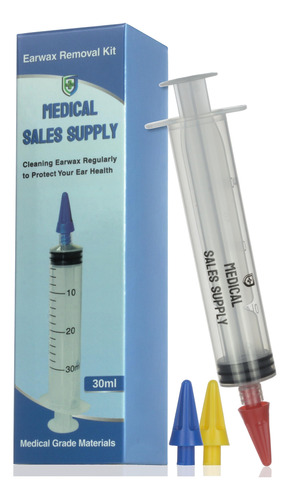 Medical Sales Supply Jeringa De Eliminacion De Cera De Oido,