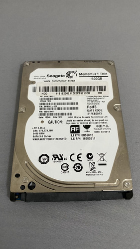 Disco Duro Seagate Laptop Thin Hdd 500gb 