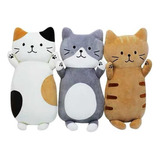 Peluche Almohada De Gato Hipoalergénico Kawaii