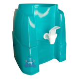 Dispenser De Agua Doble Caudal Turquesa / Yeynic Rosario 