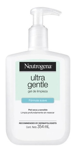 Neutrogena Ultra Gentle Gel Limpieza Piel Sensible Seca X354