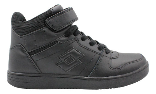 Zapatilla Escolar Juvenil Lotto - Bts Skate Negro