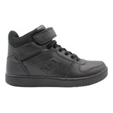 Zapatilla Escolar Juvenil Lotto - Bts Skate Negro