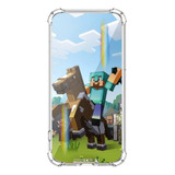 Carcasa Sticker Minecraft D3 Para Todos Los Modelos Motorola
