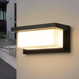 Lámpara De Pared Led Flotante Moderna Impermeable Exterior