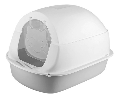 Caja De Arena Grande Cerrada Para Gatos Duradera Con Puerta