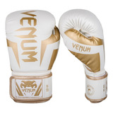 Guantes De Entrenamiento; 14 Oz; Blanco/dorado, Venum Elite