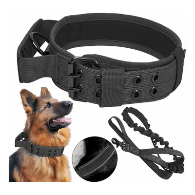 Collar Táctico Reforzado Para Perros Grandes Y Extra Grandes GOOPEET Con Asa De Control Resistente, Acolchado Suave De Neopreno Para Mayor Comodidad, Ideal Para Entrenamiento, Paseo Diario Y Seguridad | MercadoLibre