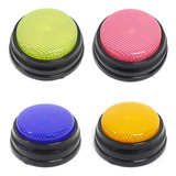 Botón Grabable Voice Box Talking Naranja+azul+verde+rosa