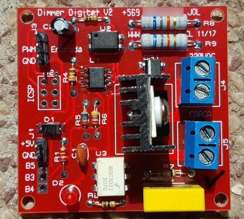 Dimmer Digital Control Pwm Para Cargas De 220vac Arduino