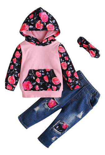 Suéter Feminino Com Capuz, Jeans, Calças