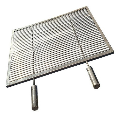 Grelha Uruguaia Aramada 55x55 Cm Inox 304 Churrasco Parrilla