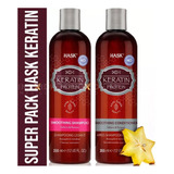 Shampoo  Acondicionador Hask Keratin Protein Premium 710 Ml