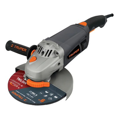 Esmeriladora Ind 9 2350 W Truper 16590 Color Gris | Meses sin interés