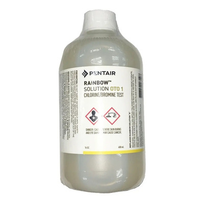 Solucion Oto 1 Ortotolidina Reactivo Cloro Alberca Bot 480ml | Envío gratis