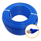 Cabo Rede Cat5e Azul 40m Metros Net Lan Pronto Usar Uso