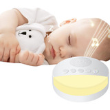 Aparelho De Som Bebês Ruído Branco Dormir Bem Sons Luminária