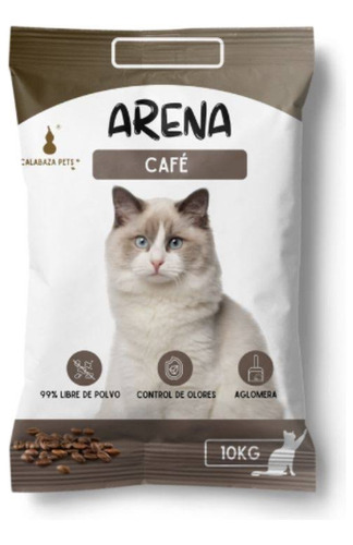 Arena Para Gatos Calabaza Pets 10kg