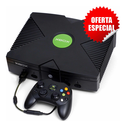 Xbox Clásico 2 Controles +juegoslectora Al 100% Envío Gratis