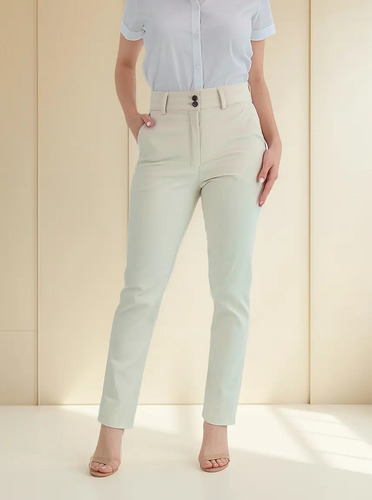 Pantalon De Vestir De Dama Corte Recto | Meses sin interés