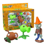 Brinquedo Infantil De Plástico Macio Plants Vs Zombies3pcs A