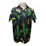 Camisa Masculina Hawaiana 0264 (verifique Medidas)