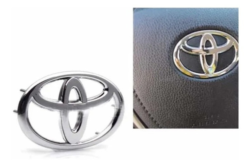 Emblema Volante Airbag Toyota Yaris Belta 6,5x4,5 Centimetro Foto 7
