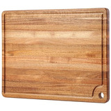 Tabla De Cortar Grande De Madera De Acacia Cocina, Tabl...