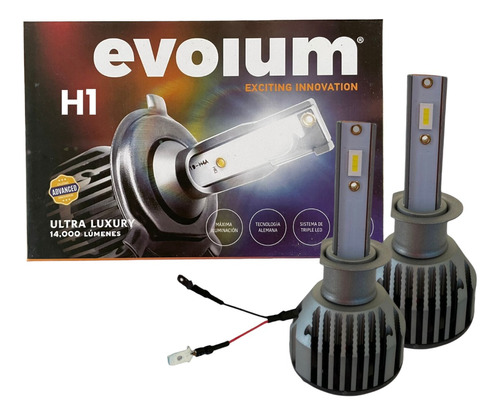 Ultra Luxury Focos Led Evolum 14,000 Lm H7-h11 9005/06/04/07