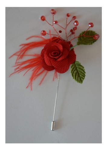 Azar Fistol Boda Novio Elegante Flor 1pz