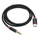 Cable De Audio Tipo C Macho A Macho Trrs De 3,5 Mm A Usb-c A