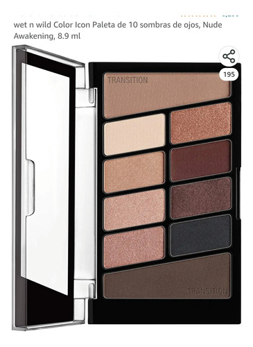 Wet N Wild Paleta De 20 Sombras  Tono 757a Nude Awakening