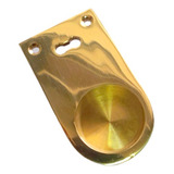 Cubeta Tirador Para Puertas Placard Bronce Pulido Dtr