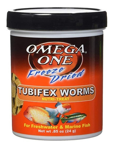 Omega Uno Liofilizado Tubifex Worms