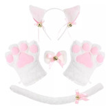 Lindo Gato Cosplay Gato Diadema, Guantes Pata Gato, Loli, 5