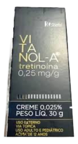 Vitanol A Tretinoina 0,25mg/g Manchas Espinhas Rugas