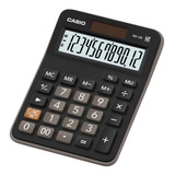 Calculadora De Mesa Casio Mx-12b 12 Dígitos, Negro