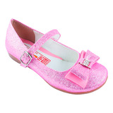 Zapato Princesa Niñas Zapatillas Moño Moda Casual 253-or