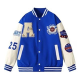 Chaqueta De Hip Hop Chamarra De Béisbol Street Para Hombre,