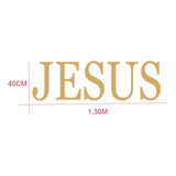 Letreiro Jesus 1,30x0,40m
