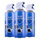 3x Limpieza Pc Notebook Aire Comprimido Air Duster Circuitos