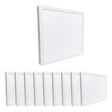 Kit 20 Plafon Painel Quadrado Sobrepor 24w Branco Frio Elgin