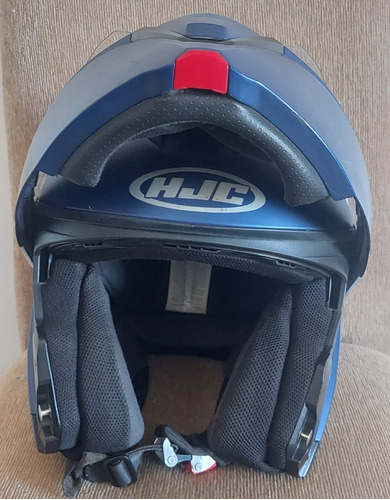 Casco Hjc I90 Vietnam Talle M Azul Metalizado