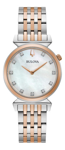 Reloj Bulova Ladies Classic Regatta En Dos Tonos De Acero In